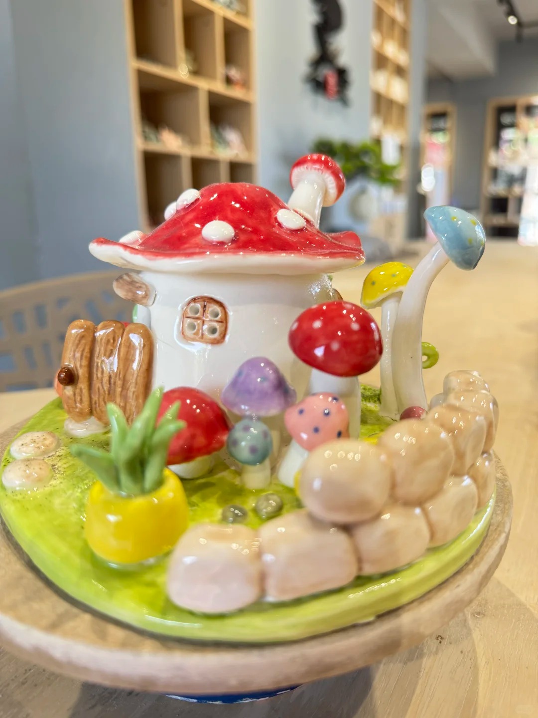 名煲陶艺：陶艺DIY，蘑菇房子来啦