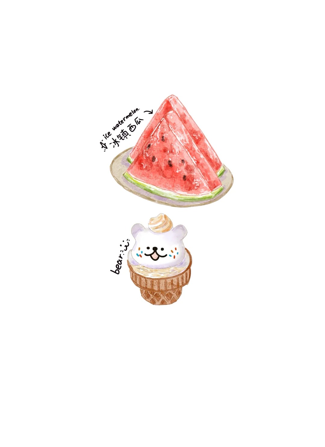 梧桐张：插画日记D36 | 番茄牛肉面 | 芋圆西米露