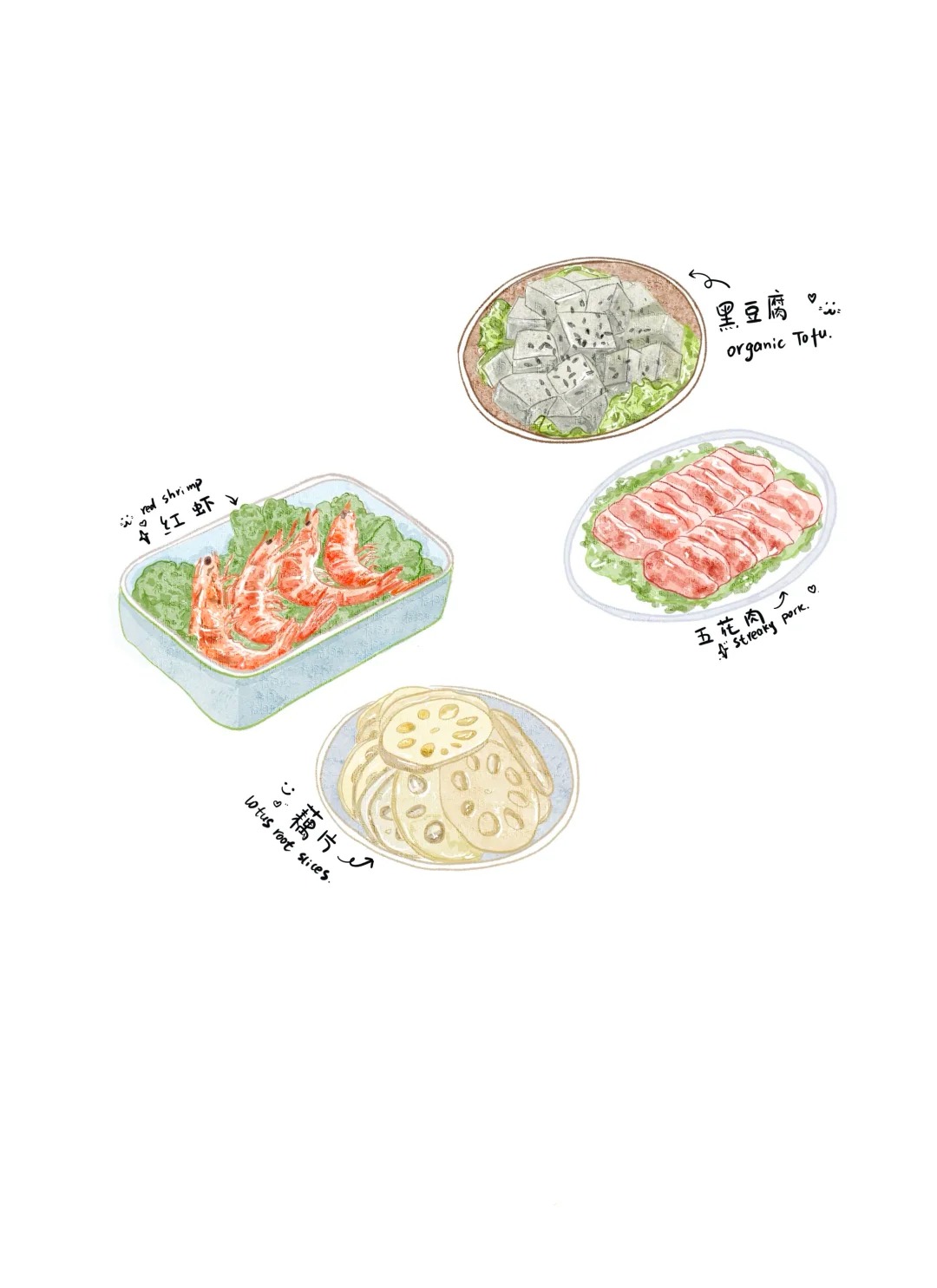 梧桐张：插画日记D39 | 火锅火锅 | 鸳鸯鱼火锅