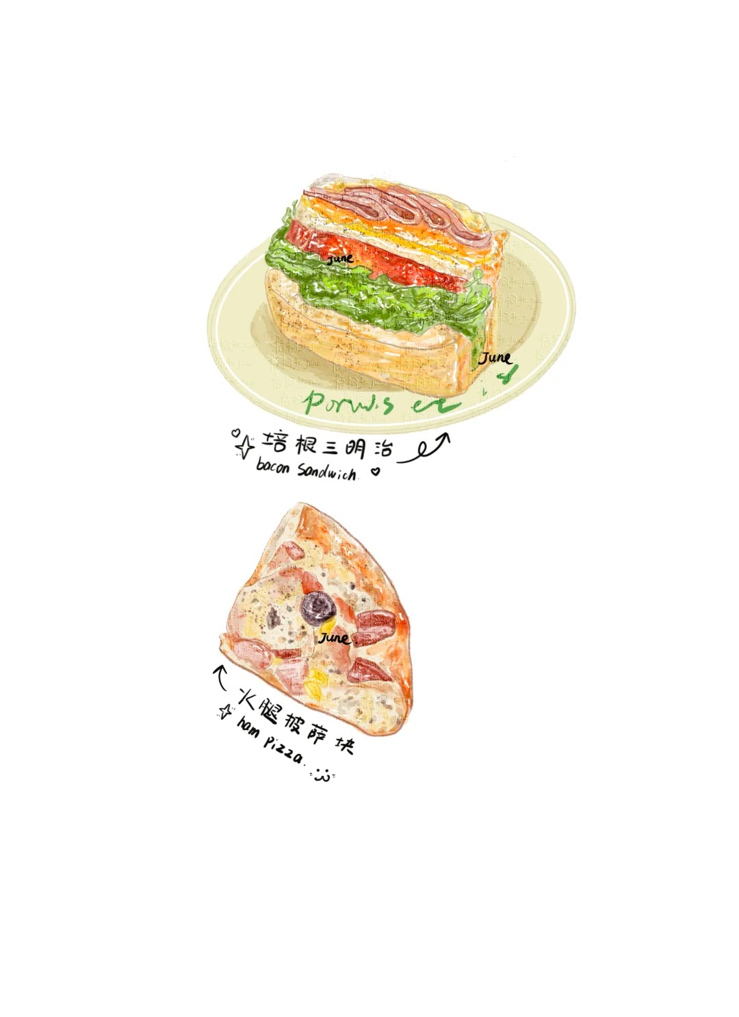 梧桐张：插画日记D40 | 能量早餐开启新的一天