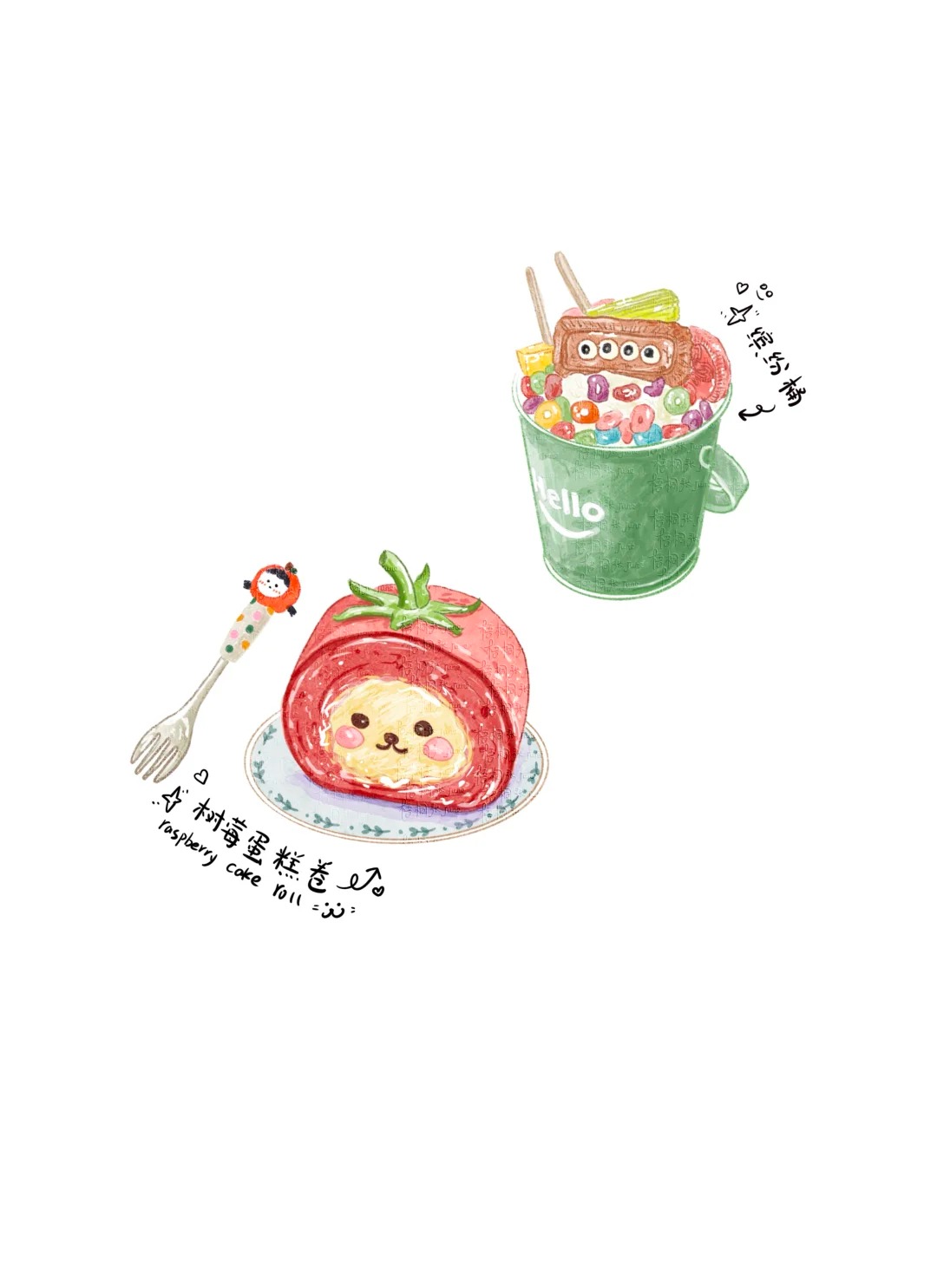 梧桐张：插画日记D46 | 甜蜜的糖果