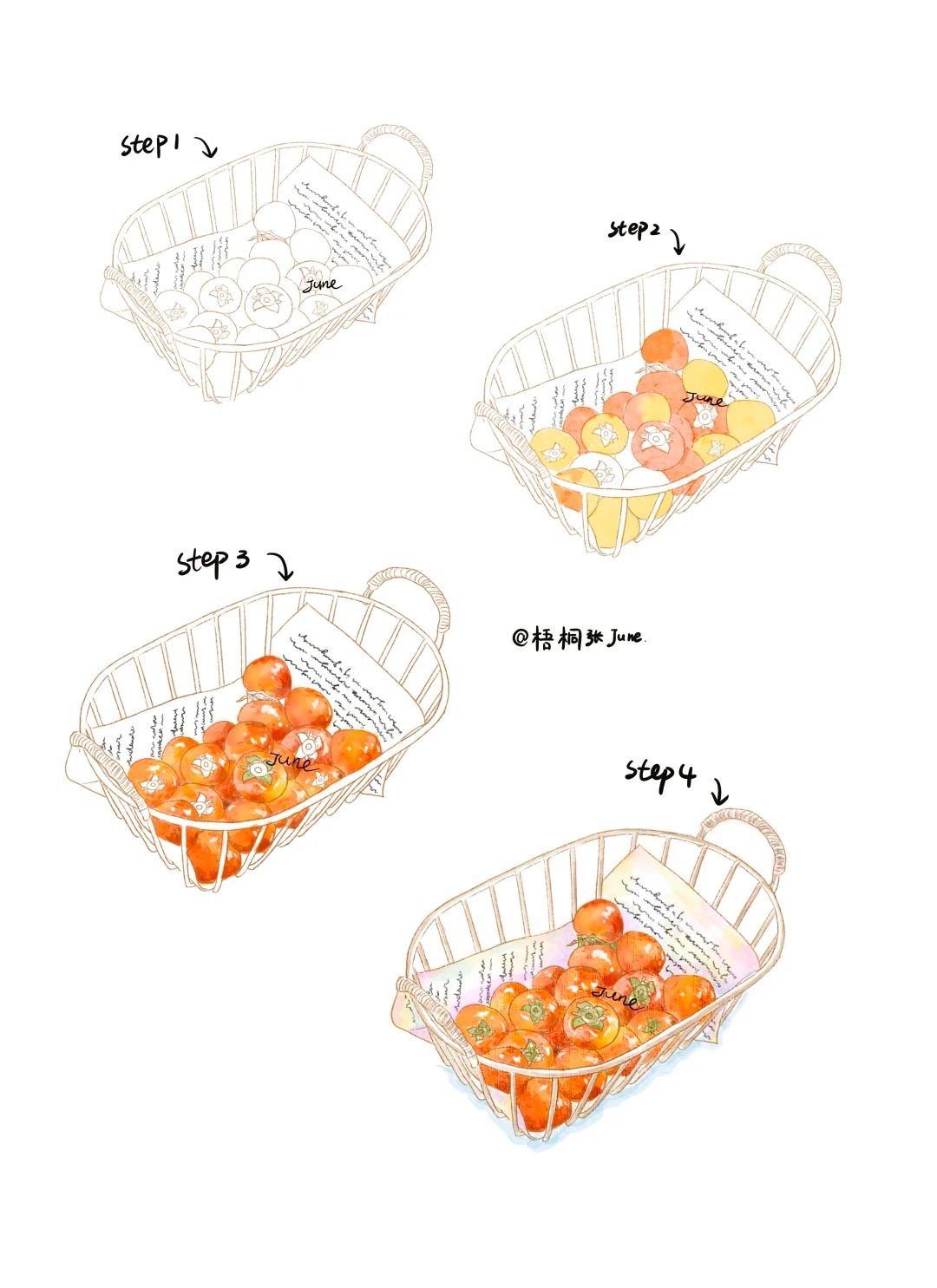 梧桐张:插画日记D53 | 卤肉面 | 芝士虾