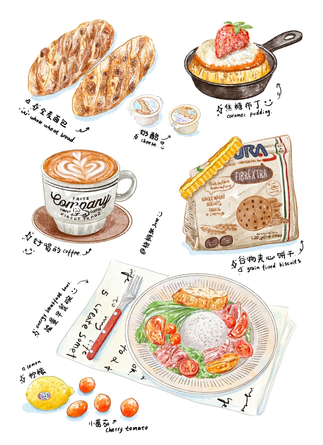 梧桐张：插画合集4