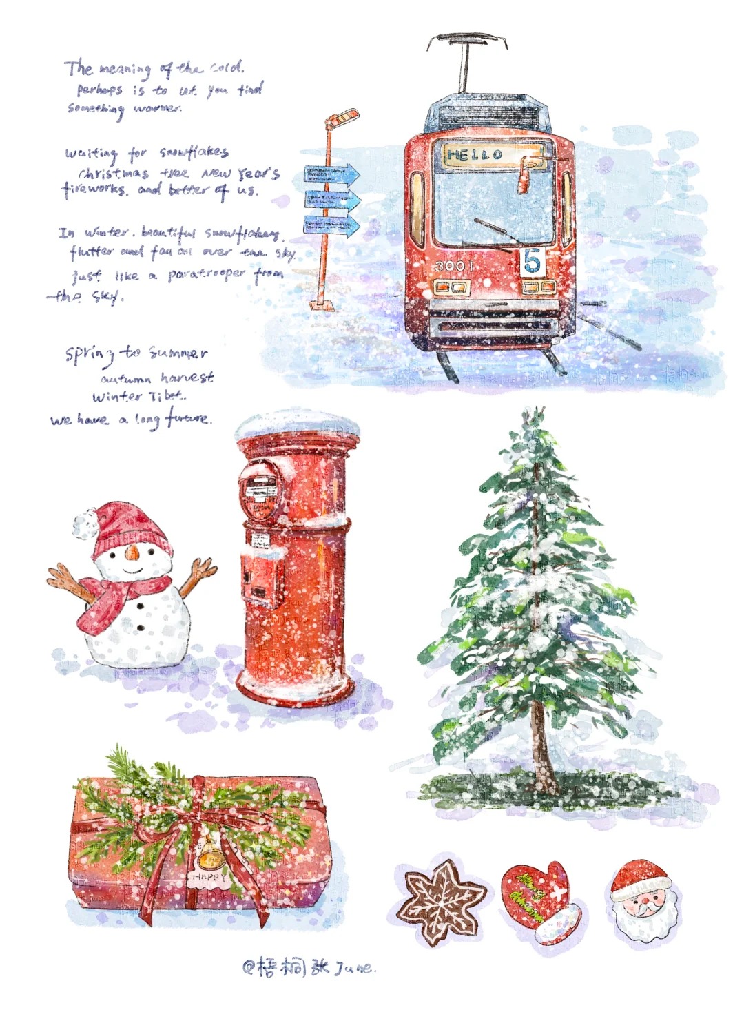 梧桐张：插画合集4