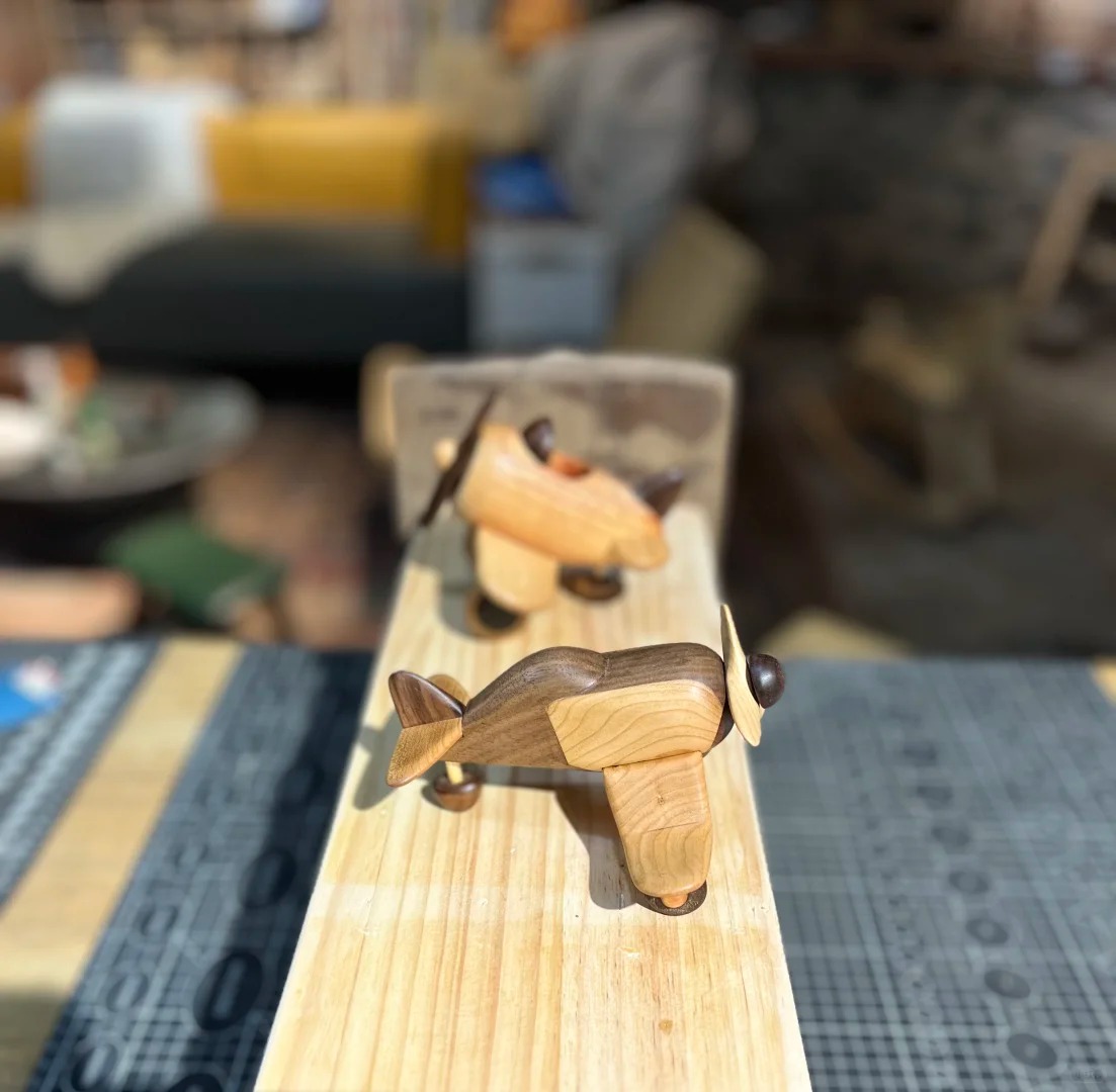 林涧木舍：Q版胖飞机