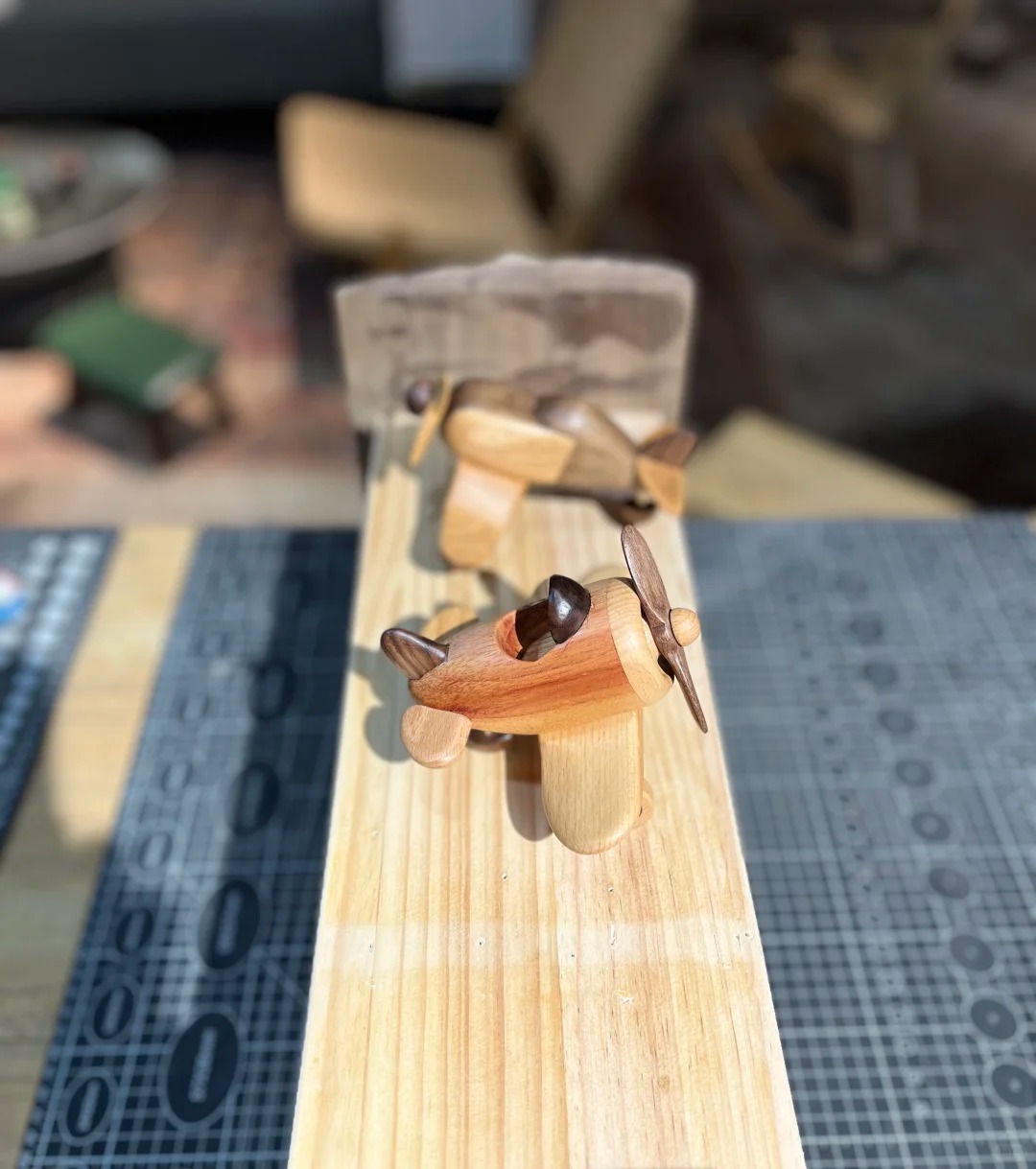 林涧木舍：Q版胖飞机