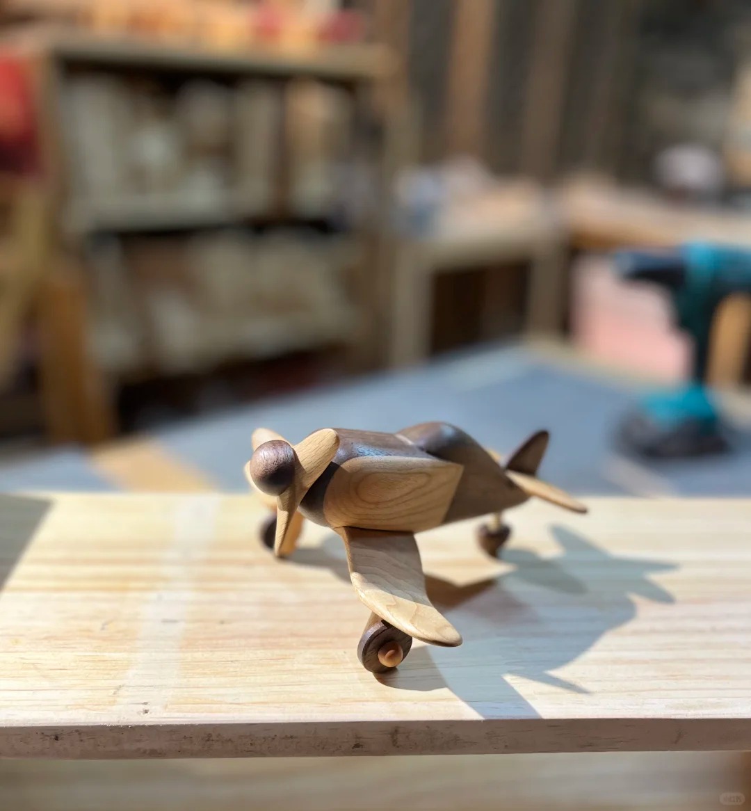 林涧木舍：Q版胖飞机