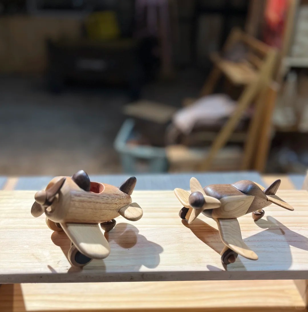 林涧木舍：Q版胖飞机