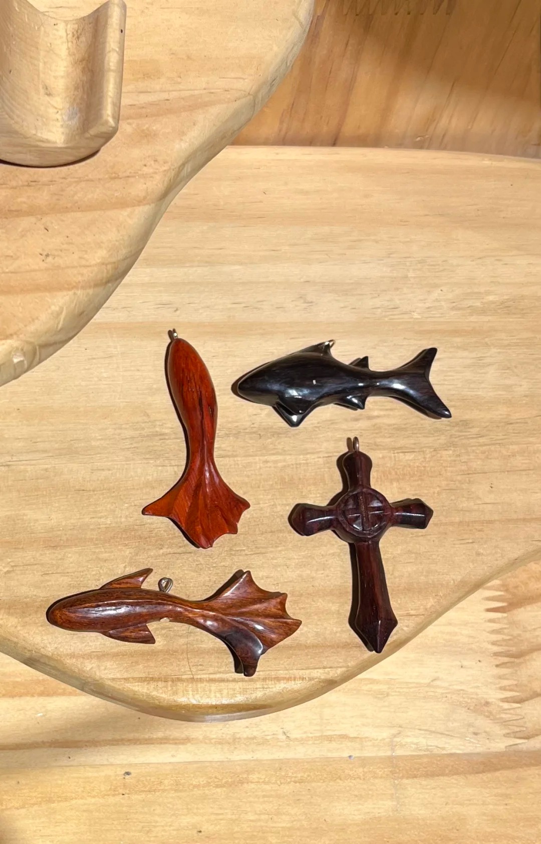 林涧木舍：木雕吊坠，质感拉满